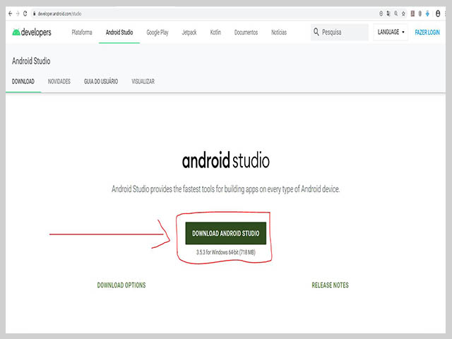 requisitos android studio linux