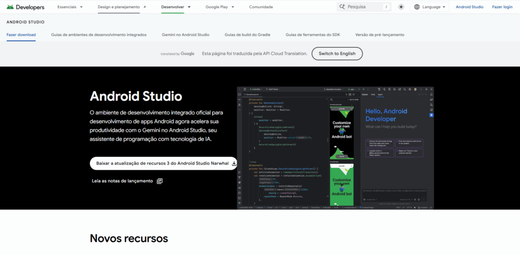 Android Studio Narwhal.